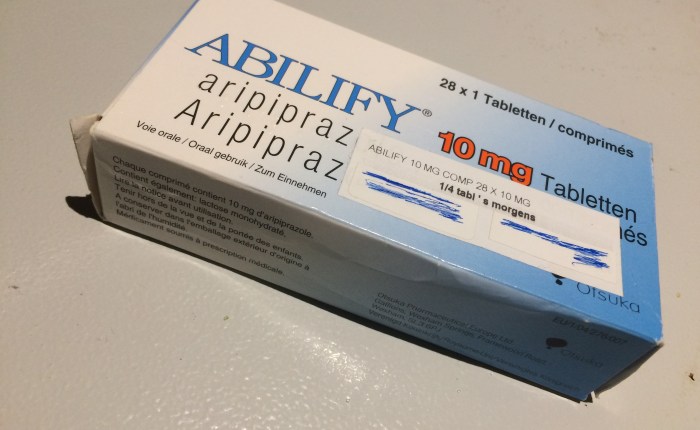 Abilify, my experience –&nbsp;medicine